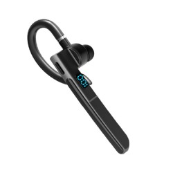 Wireless Bluetooth Headphones Led Display In-ear Noise Canceling Headset with HD Mic X6 Black