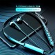 Wireless Headset Bluetooth 5.1 Hanging Neck Sports Headphones Stereo Noise Reduction Earphone Black