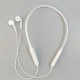 Wireless Headset Bluetooth 5.1 Hanging Neck Sports Headphones Stereo Noise Reduction Earphone White