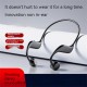 X3 Bone Conduction Headset  Bluetooth 5.2 Waterproof Sweat-proof Hanging Ear Sports Earphone Black