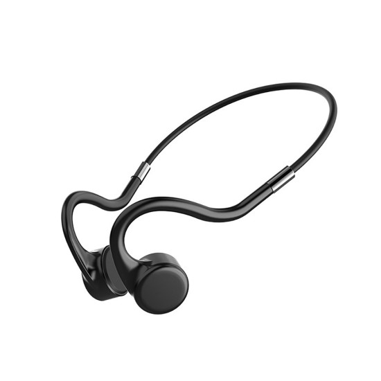 X5 Bluetooth Headphones Waterproof Bone Conduction True Wireless Stereo Headset Magnetic Rechargeable Sport Earbud Black