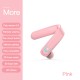 Yx18 Low Delay Bluetooth-compatible  Earphones Noise Cancelling Hanging Ear Business In-ear Stereo Long Standby Headset With Mic pink