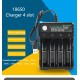 3.7V 18650 Charger Li-ion Battery USB Independent Charging Portable 18350 16340 14500 Battery Charger Four slots