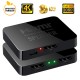 4k Mini HD Splitter Full HD 1080p Video Hdmi Switcher 1 In 2 Out Amplifier Dual Display Black