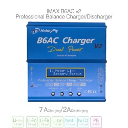 80W 6A Battery Charger Balance Charger High Power B6AC Multifunction Adapter EU Plug