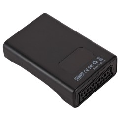 Capture Card Usb2.0 Scart Game Video Live Broadcast for Ps4/xbox/switch Obs Live Recording black