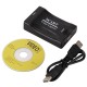 Capture Card Usb2.0 Scart Game Video Live Broadcast for Ps4/xbox/switch Obs Live Recording black