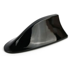 Car Decoration Shark Fin Antenna With Signal For Radio Antenna Roof Tail Antenna Free Punching black