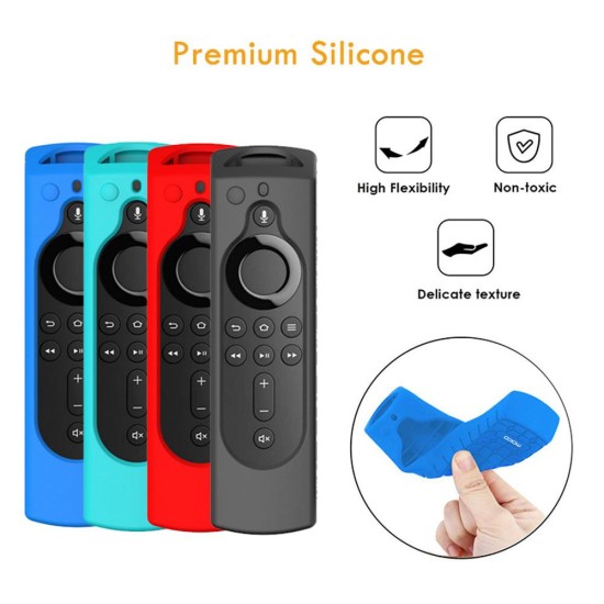 For Amazon Fire TV Stick 4K TV Stick Remote Silicone Case Protective Cover  green