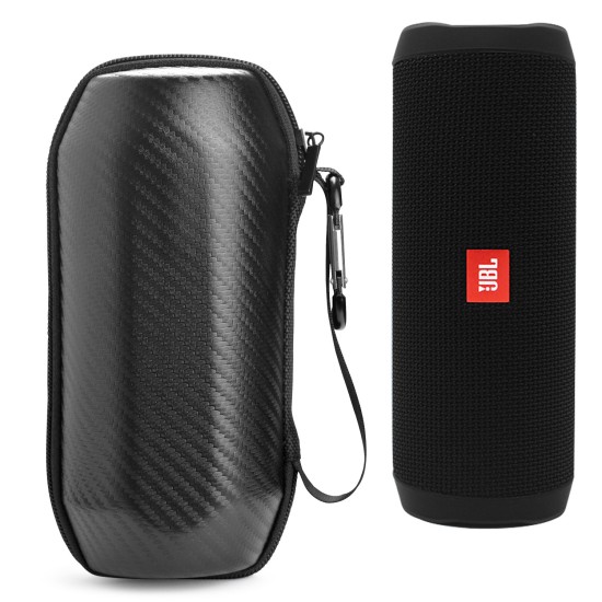 For JBL Flip4 Portable Travel Case Wireless Bluetooth Speaker Case Protective Case  black