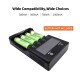 LiitoKala lii-500S LCD Screen Battery Charger 18650 Charger for 18650 26650 21700 AA AAA Batteries Touch Control US plug