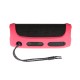 Soft Silicone Case Shockproof Waterproof Protective Sleeve for JBL Flip4 Bluetooth Speaker Rose red