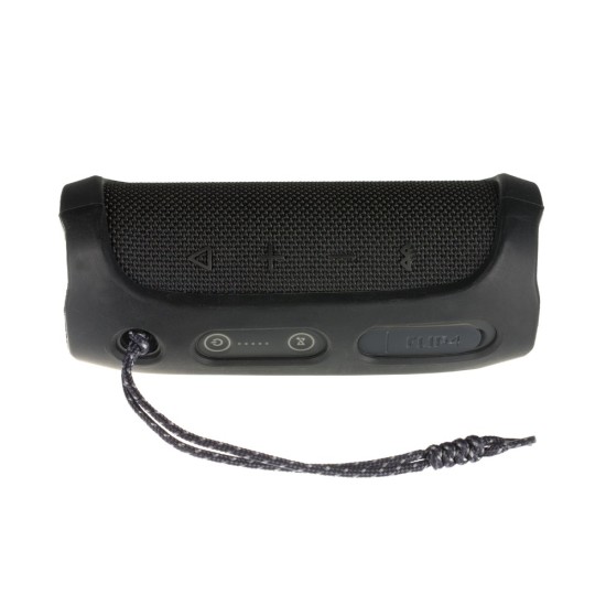 Soft Silicone Case Shockproof Waterproof Protective Sleeve for JBL Flip4 Bluetooth Speaker black