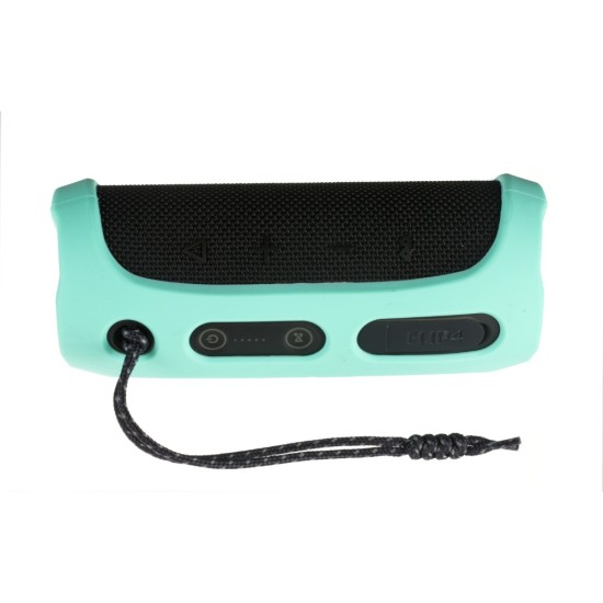 Soft Silicone Case Shockproof Waterproof Protective Sleeve for JBL Flip4 Bluetooth Speaker green