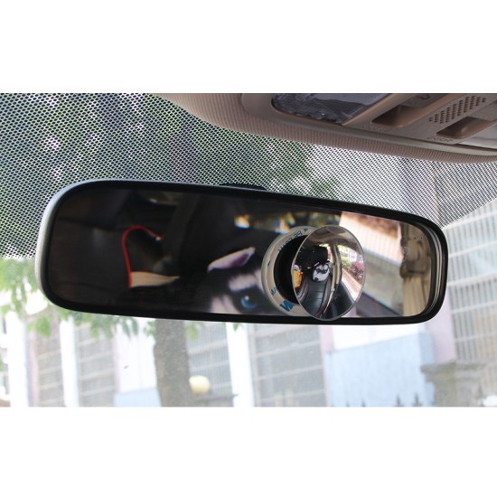 HD 360 Degree Wide Angle Adjustable Car Rear View Convex Mirror Auto Rearview Mirror Vehicle Blind Spot Rimless Mirrors