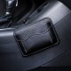 Leather Car Storage Pouch Multifunctional Hanging Bag Mobile Phone Case Storage Bag Storage Box Black