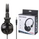 Bass Wired Gaming Headset 3.5mm Plug Foldable Portable Hifi Headphones Sy808 for Phone Tablet Black