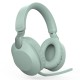 Bluetooth Headset Stereo Music External Folding Wireless Gaming Headphones with Microphone Beige