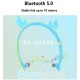 Creative LED Cartoon Luminous Elk Ear 5.0 Foldable In-ear Wireless Bluetooth Headset red