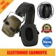 Earmuff Outdoor Noise Reduction Electronic Headphones Without Battery black