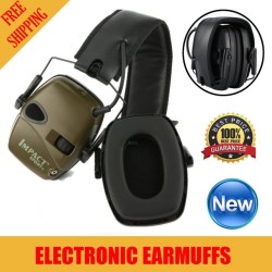 Earmuff Outdoor Noise Reduction Electronic Headphones Without Battery black