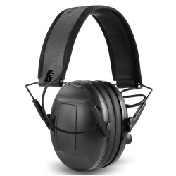 Electronic Hearing Protector Nrr 22db Tactical Earmuff Noise Reduction Headphone Anti-noise Ear Defenders Black