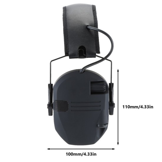 Foldable Anti-Noise Earmuffs Soundproof Ear Defenders for Shooting Ear Defender Electronic Shooting Earmuff Ear Protect yellow