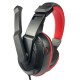 Gaming Headset with Microphone Stereo Sound Soft Earmuff Wired Headphone Black