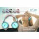 Head-mounted Bluetooth-compatible  Headset Stereo Low-latency Noise Cancelling Gaming Wireless Earphones With Breathing Light White