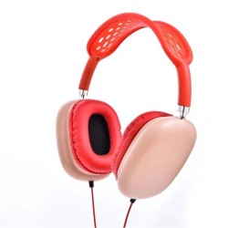 Max-450 Head-mounted  Earphones Bluetooth-compatible 5.0 Noise Adjustable Reduction Mobile Phone Computer Universal Headset Gaming Headphones pink