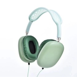 Max-450 Head-mounted  Earphones Bluetooth-compatible 5.0 Noise Adjustable Reduction Mobile Phone Computer Universal Headset Gaming Headphones green