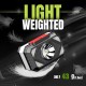 Outdoor Led Headlamp 7-levels Usb Charging Strong Light Long-range Portable Emergency Light Black