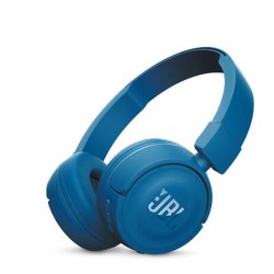 Wireless Bluetooth Headphones On-Ear Headset with Mic Noise Canceling Call & Music Controls  blue