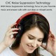 Wireless Luminous Headphones Bluetooth V5.0 Earphones Over-Ear Stereo Super Bass Headset with Microphone Black red