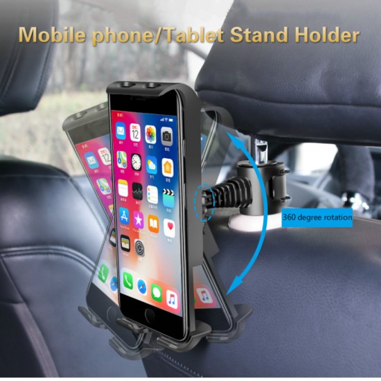 Adjustable Car  Tablet  Stand Holder For Ipad Tablet Accessories, Universal Tablet Stand Car Seat Back Bracket For 4-12 Inch Tablet red