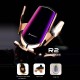 Car 10W Wireless Infrared Charger 360° Rotation Automatic Clamping Bracket Holder for Mobile Phone Huawei Samsung Gold