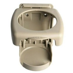 Foldable Car Cup Holder Portable ABS Beverage Holder Cup Bracket Beige