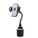 Gravity Linkage Mobile Phone Bracket Stable Cup Phone Holder 360-degree Rotation Black Silver