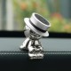 Mad Hat Funny Mobile Phone Stand Suction Cup Magnet Car Decoration Cell Phone Holder black- A