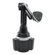 Magnetic Cup Holder Mobile Phone Fixed Mount 360-degree Rotatable Universal Black Silver