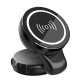 Mini Car Wireless Charger Mobile Phone Bracket Magnetic Suction Charging Holder Stand Navigation Bracket Compatible For Iphone 12 Series black