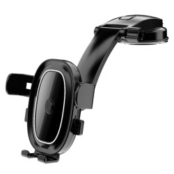 Sucker Car Phone Holder Stand Dashboard Windshield Mirror Mounting Bracket Black