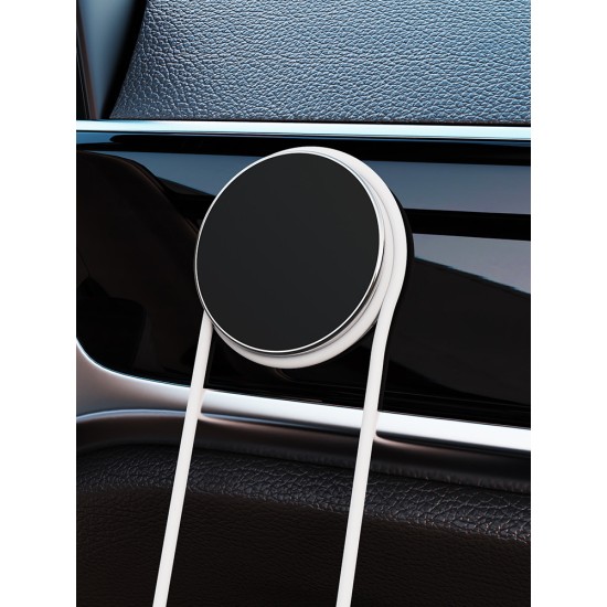 Universal Car Mobile Phone  Holder Magnetic Vehicular Holder Stand Silicone Frosted Surface Non-marking Glue Navigation Cell Phone Holder Bright black