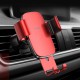 Vehicle Mount Air Outlet Phone Auto-locked Gravity Universal Phone Stand Mount red