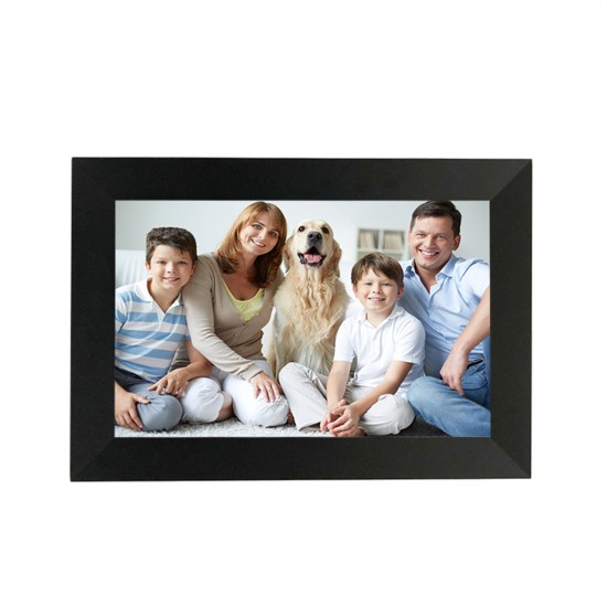 10.1 inch Digital Photo Frame 16GB Memory Frameo System Smart Wifi Touch-screen Cloud Frame Black