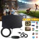 120 Miles Digital TV Antenna 25DB HDTV Antenna with Amplifier Signal Booster Radius Fox DVB-T2 Indoor Satellite Grid Aerial As shown