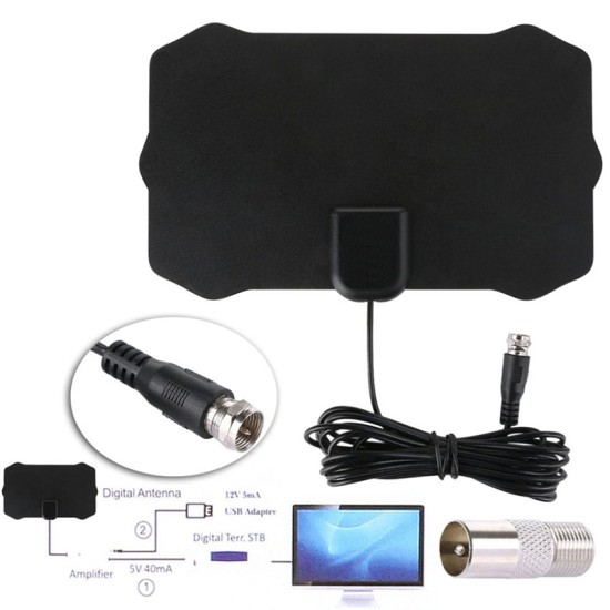 50 Miles Reception Range TV Digital Antenna UHF Television Aerial