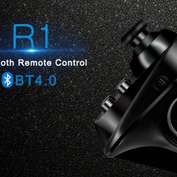 Game Controller R1 Mini Ring Bluetooth4.0 Rechargeable Wireless VR Remote Game Controller Joystick Gamepad for Android 3D Glasses black