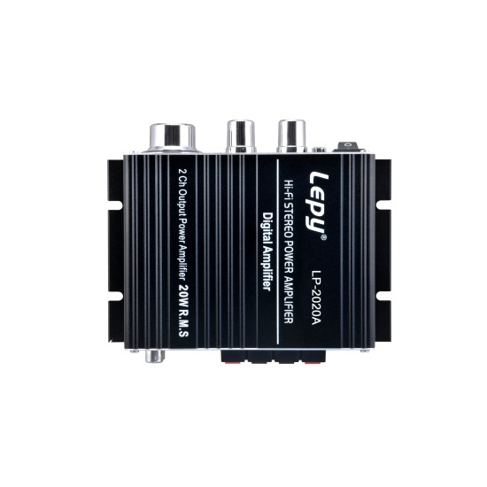 Mini Power Amplifier LP 2020A Digital Amplifier Class D High Quality Amplifier Black + European standard 12V3A power supply