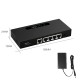 2500/1000mbps 2.5g Desktop Gigabit Network Switch Gigabit Hub Ethernet Splitter 8pin 5-port EU Plug